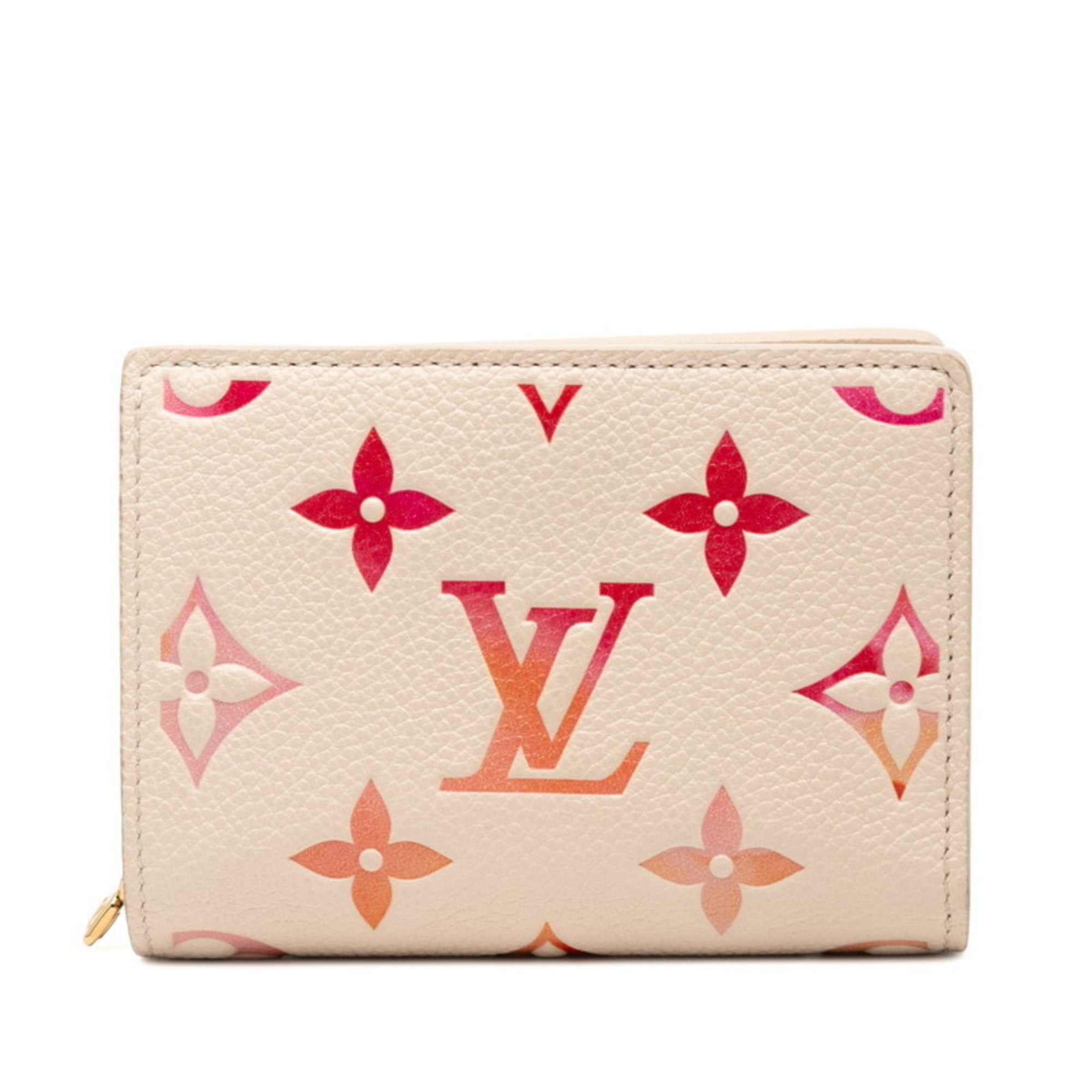 Louis Vuitton Beige Leather Wallet (Bi-Fold) (Pre-Owned)