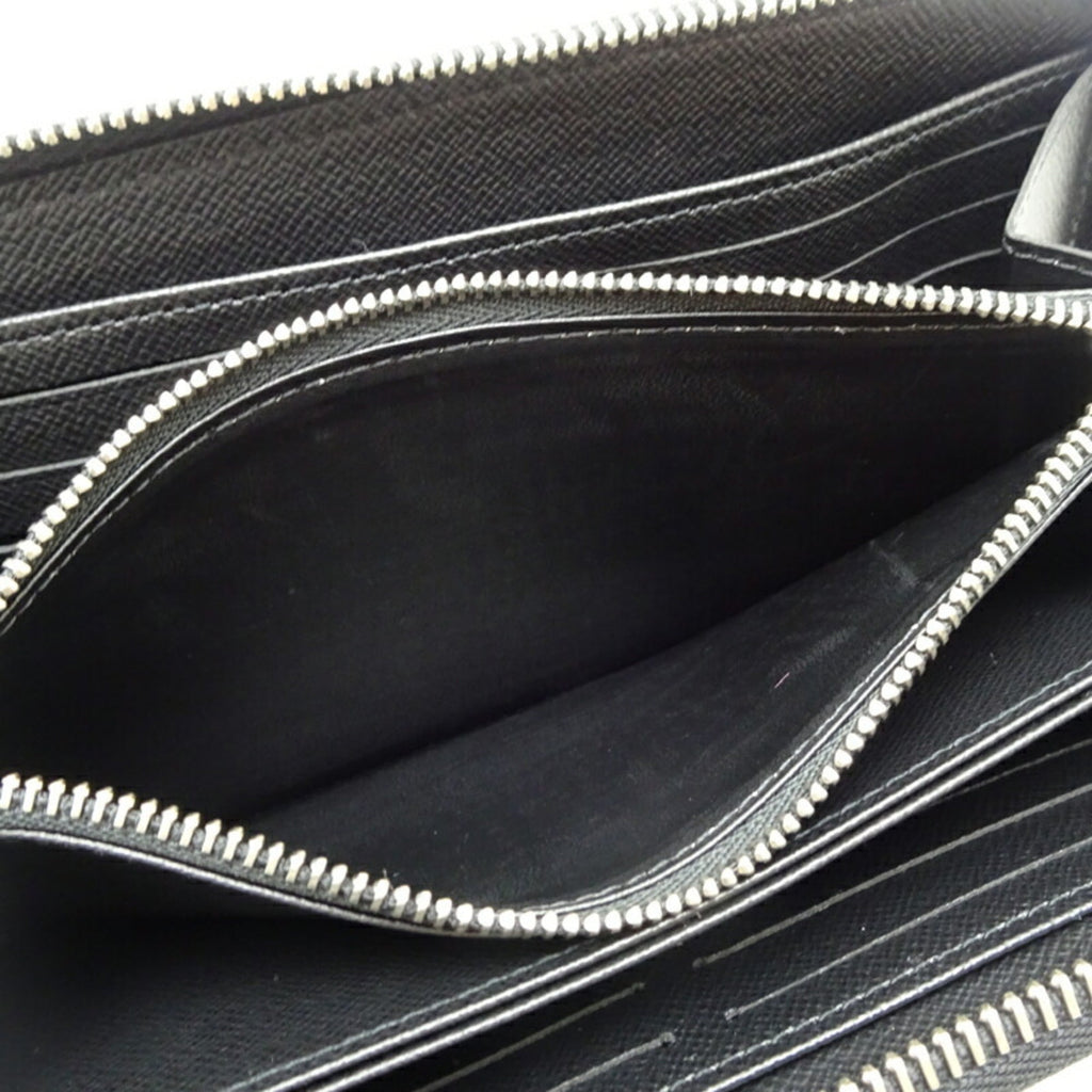 Louis Vuitton Epi Black Noir Epi Leather Long Wallet (Bi-Fold) (Pre-Owned)