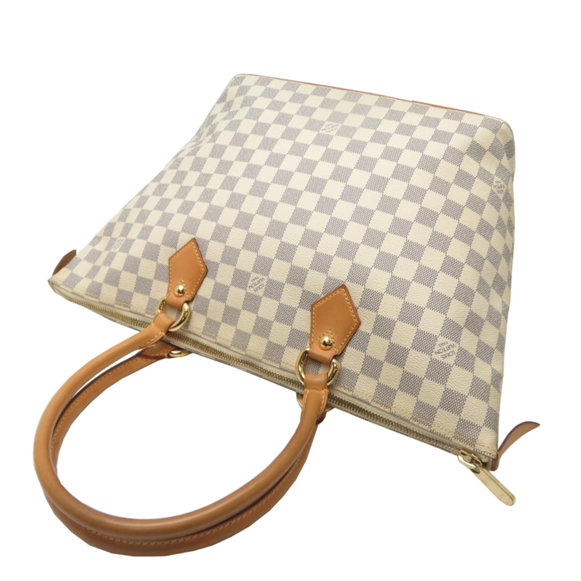 Louis Vuitton White Damier Azur Tote Bag (Pre-Owned)