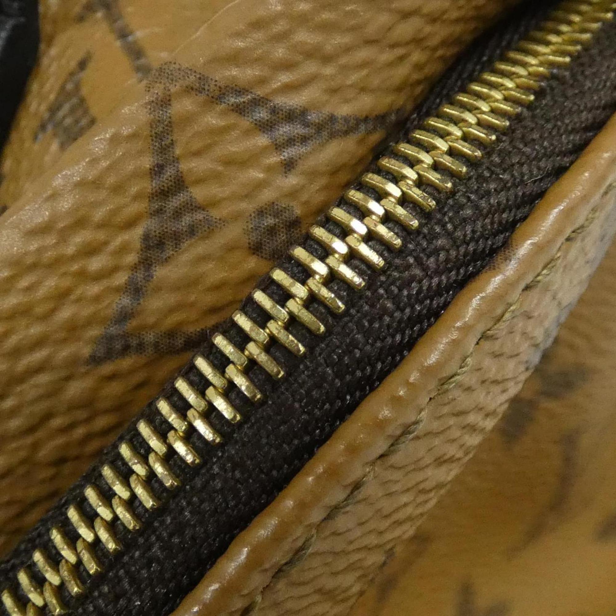 Louis Vuitton Marron Coated Canvas Backpack (Pre-Owned)