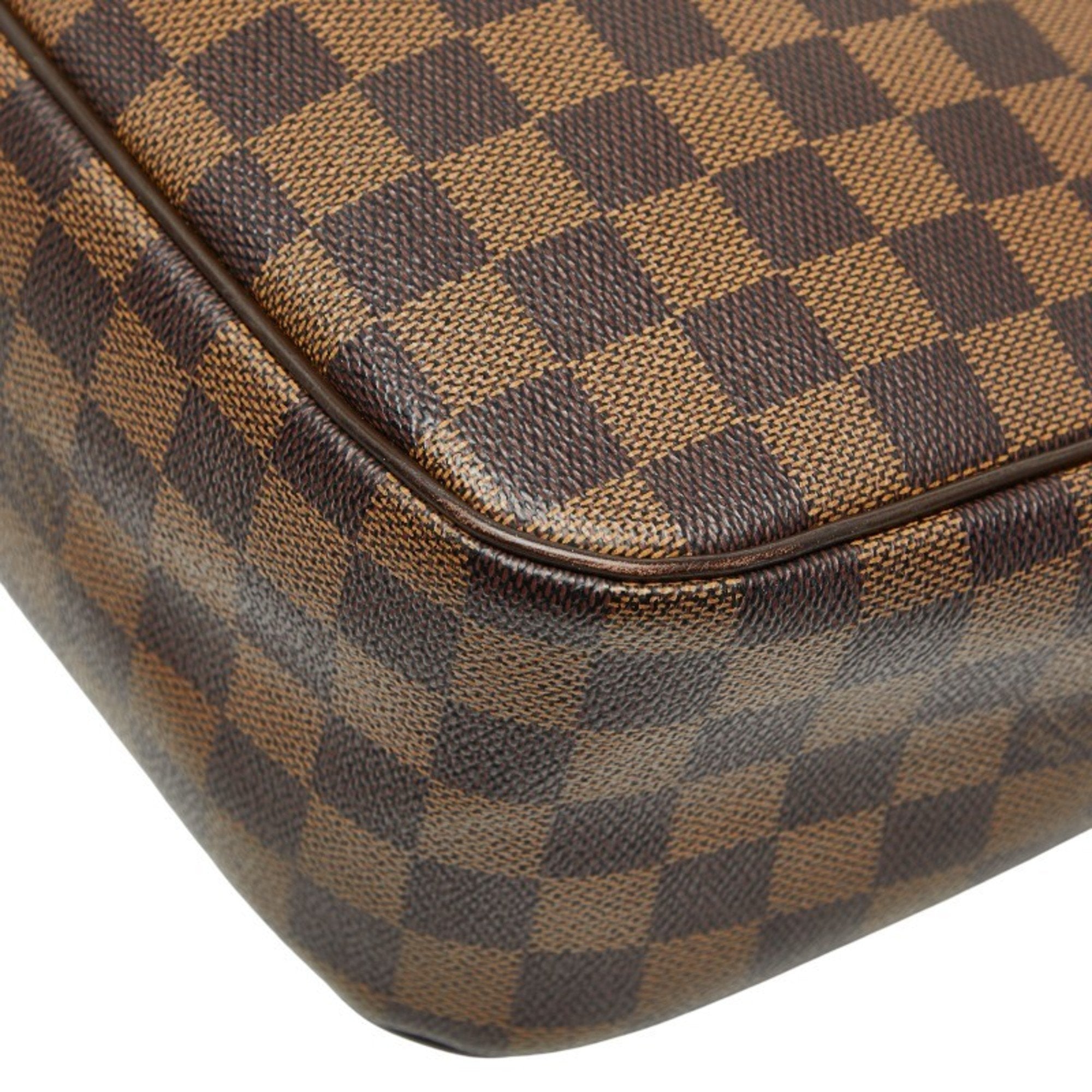Louis Vuitton Brown Pvc Leather Handbag Tote Bag (Pre-Owned)