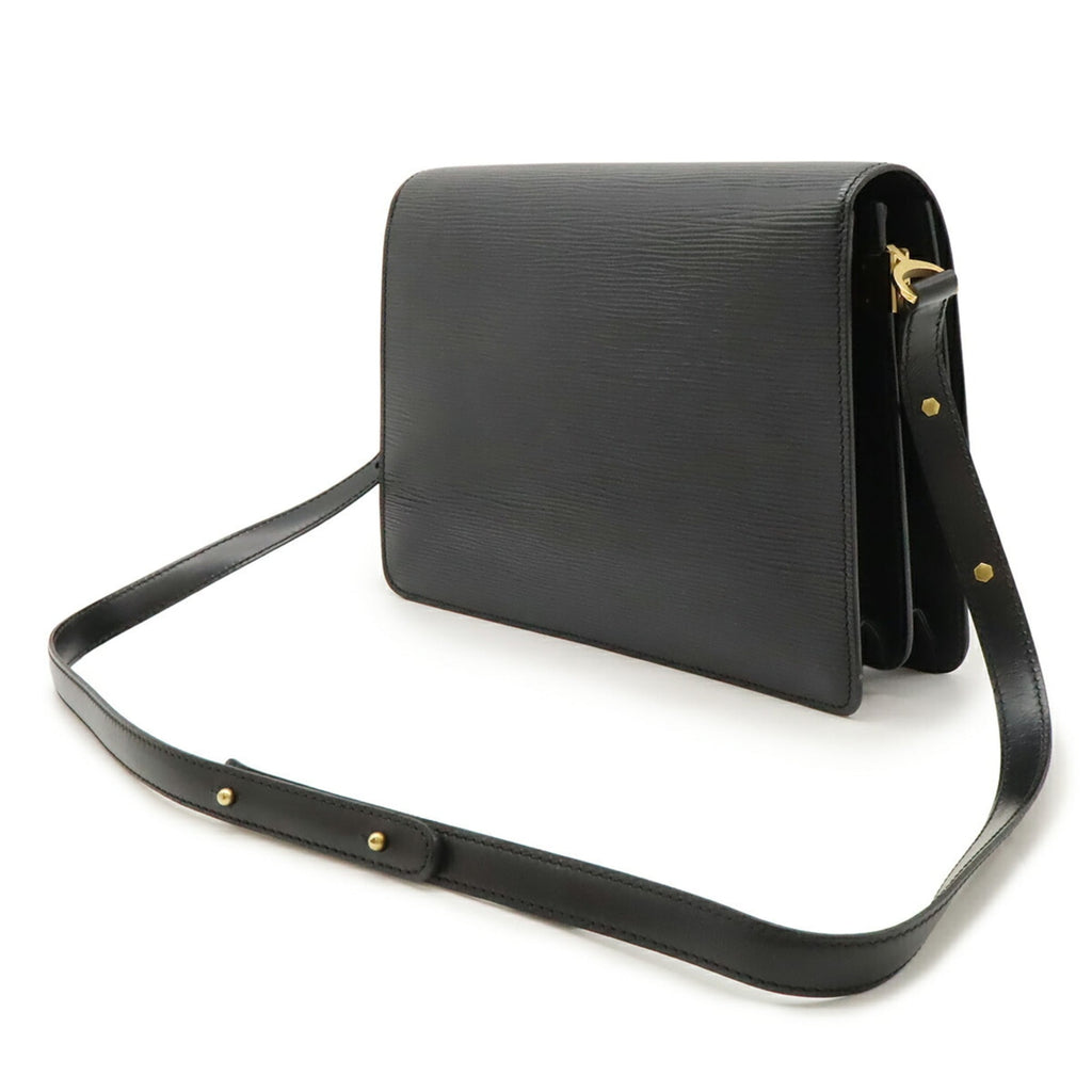 Louis Vuitton Epi Black Noir Epi Leather Pochette Shoulder Bag (Pre-Owned)