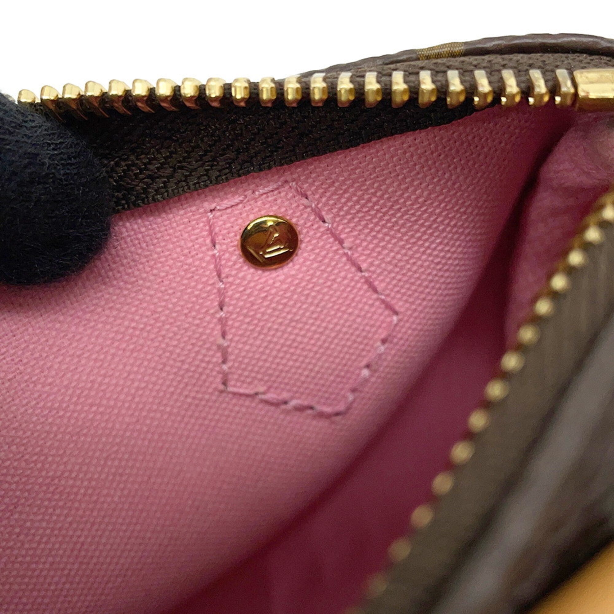 Louis Vuitton Rose Monogram Handbag Shoulder Bag (Pre-Owned)
