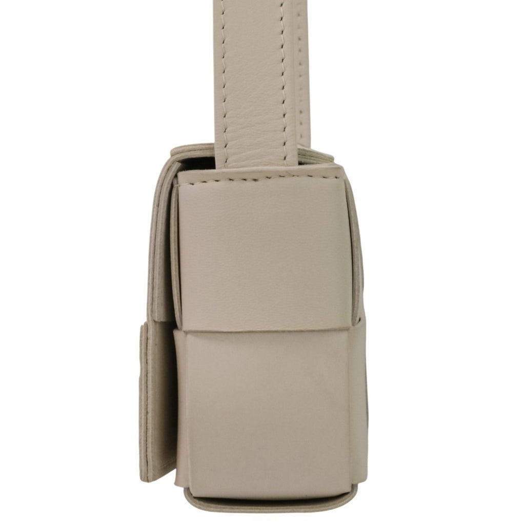 Cassette Crossbody Bag Maxi Intrecciato Leather