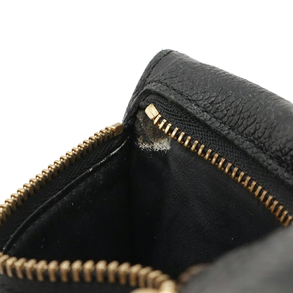 Louis Vuitton Monogram Empreinte Black Noir Monogram Empreinte Coin Purse/Coin Case (Pre-Owned)