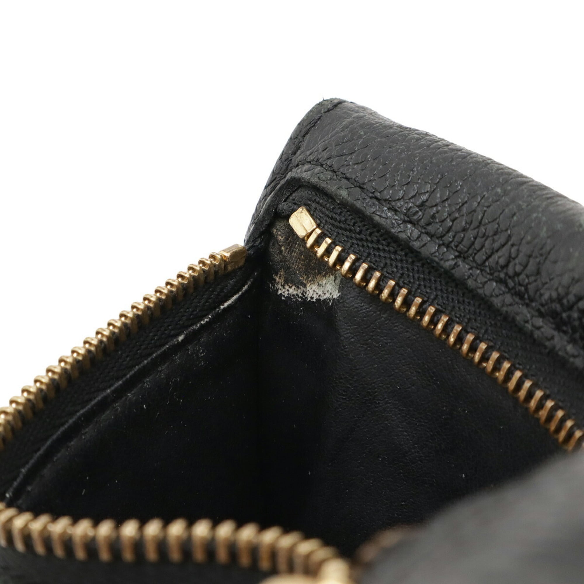 Louis Vuitton Monogram Empreinte Black Noir Monogram Empreinte Coin Purse/Coin Case (Pre-Owned)