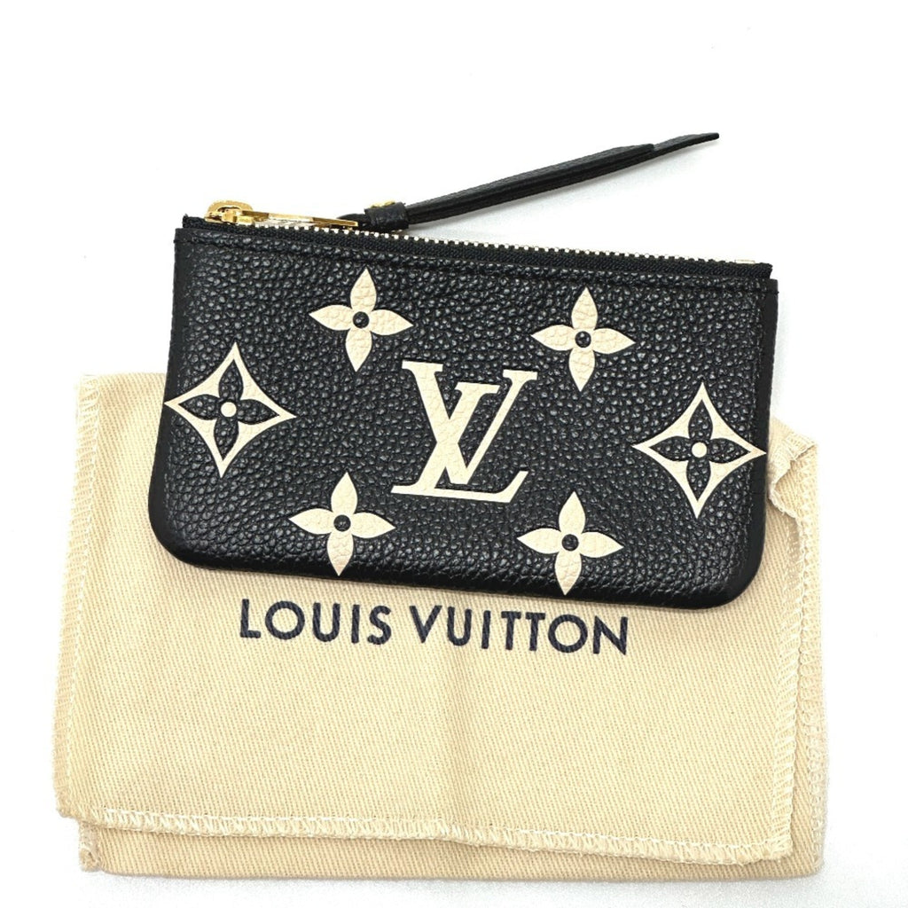 Louis Vuitton Monogram Empreinte Gold Black Monogram Empreinte Coin Purse/Coin Case (Pre-Owned)
