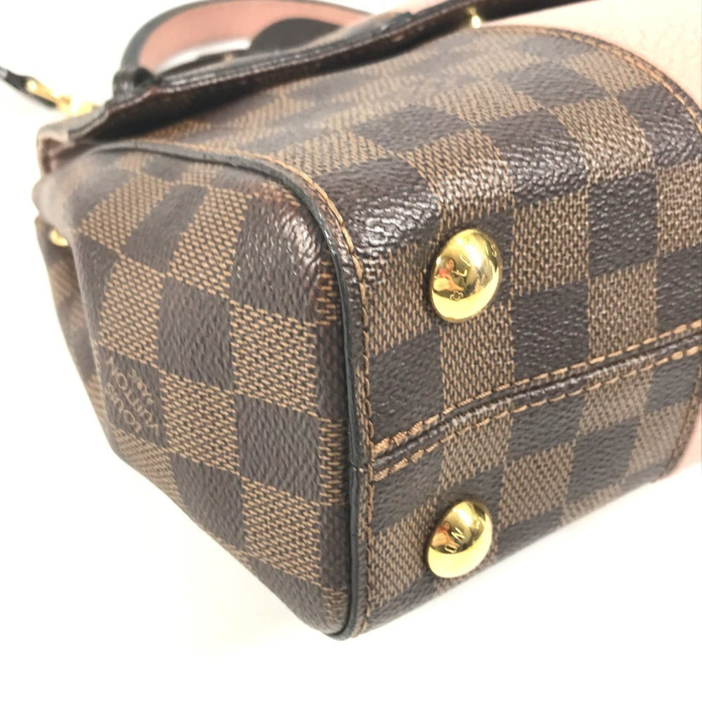 Louis Vuitton Damier Brown Pink Damier Canvas Handbag Shoulder Bag (Pre-Owned)