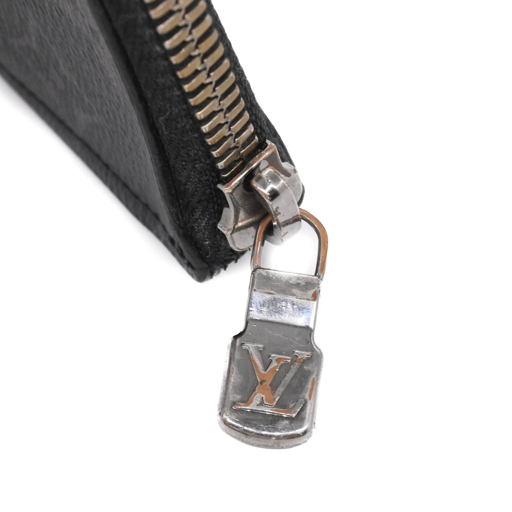 Louis Vuitton Black Monogram Eclipse Monogram Eclipse Coin Purse/Coin Case (Pre-Owned)
