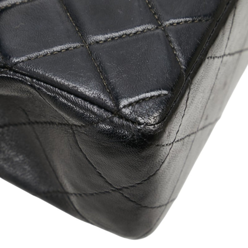 Vintage Square Classic Single Flap Bag Quilted Lambskin Mini