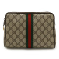 Vintage Web Crossbody Bag GG Coated Canvas Small