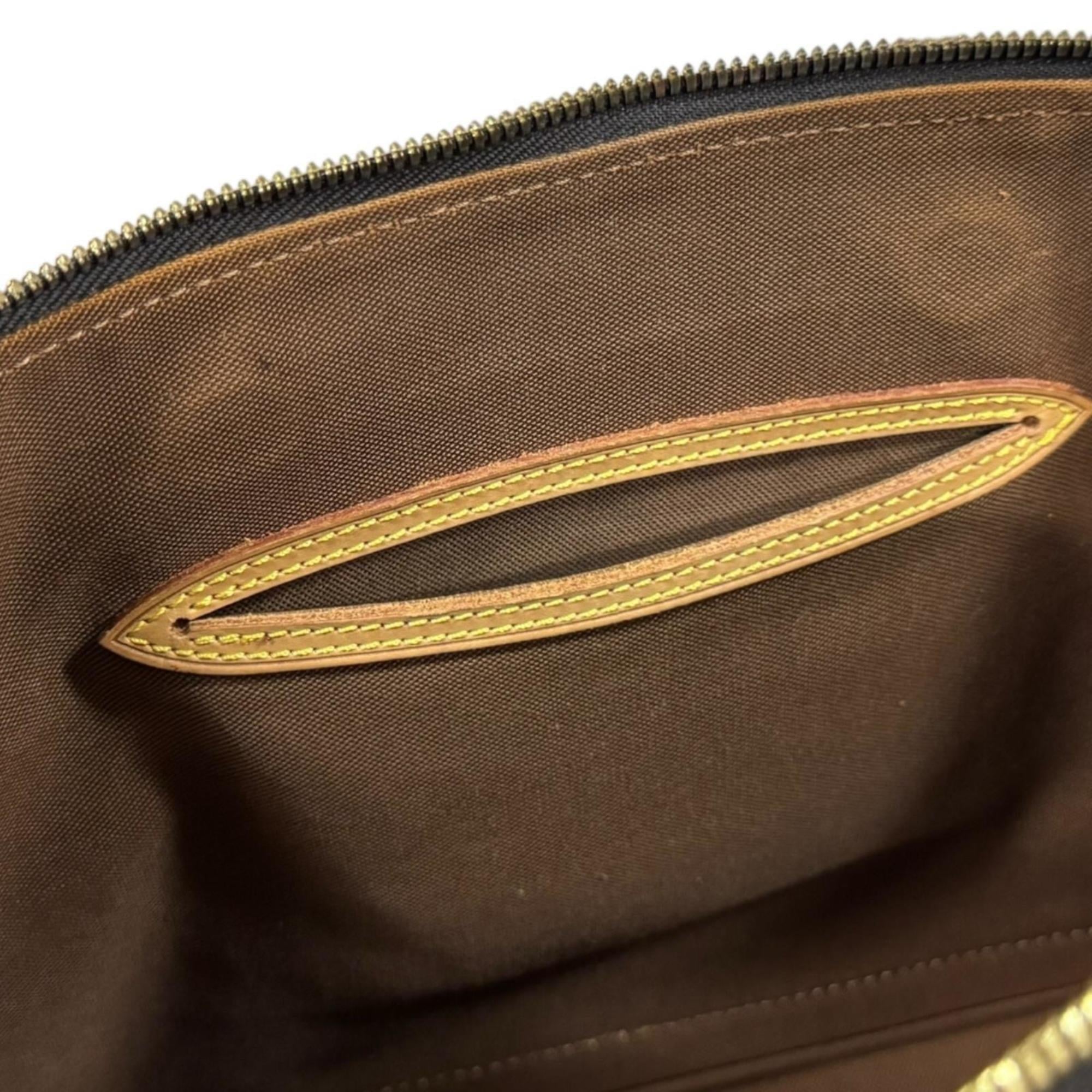Louis Vuitton Brown Monogram Canvas Handbag (Pre-Owned)
