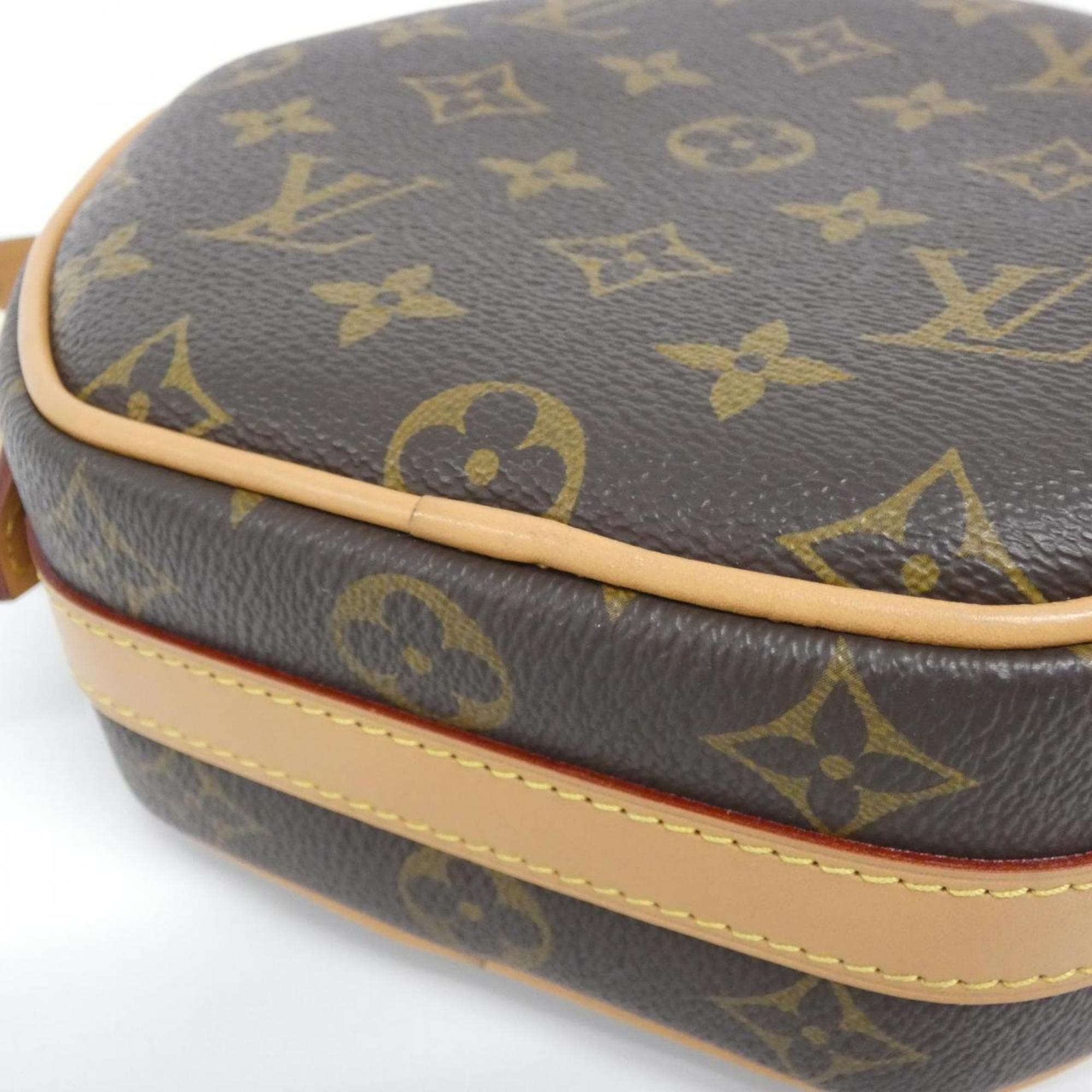 Louis Vuitton Marron Coated Canvas Shoulder Bag (Pre-Owned)