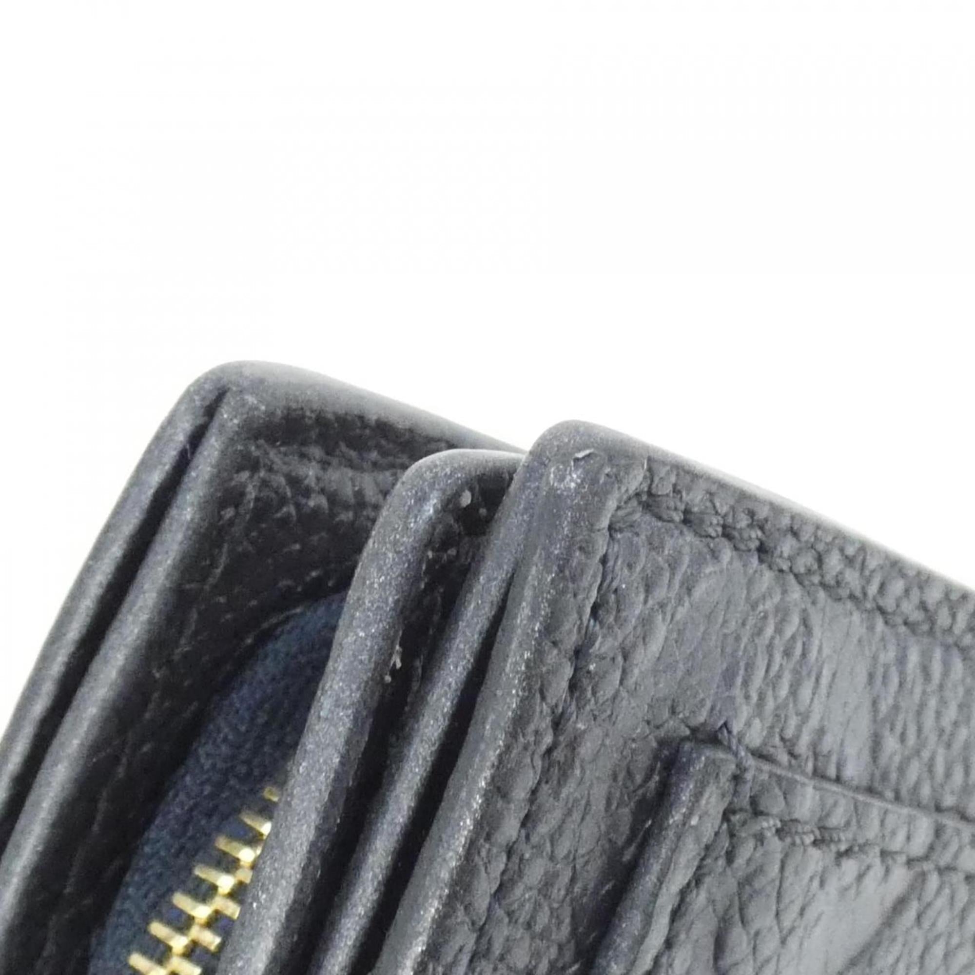 Louis Vuitton Monogram Empreinte Navy Leather Wallet (Bi-Fold) (Pre-Owned)
