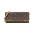 Louis Vuitton Monogram Brown Monogram Monogram Pochette Shoulder Bag (Pre-Owned)