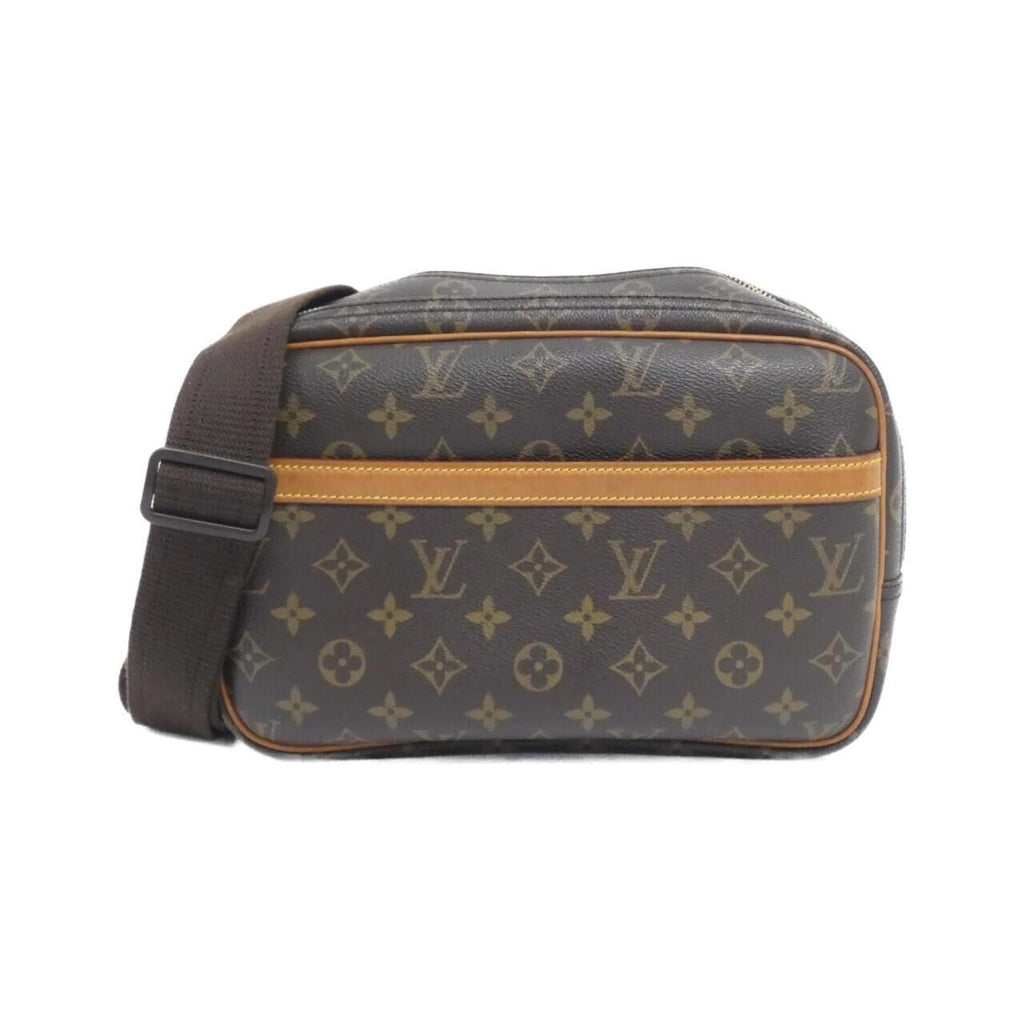 Louis Vuitton Marron Coated Canvas Shoulder Bag (Pre-Owned)