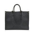 Louis Vuitton Black Leather Handbag (Pre-Owned)
