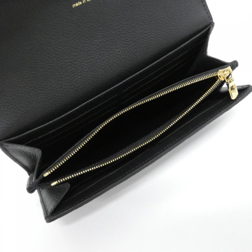 Louis Vuitton Black Monogram Empreinte Long Wallet (Bi-Fold) (Pre-Owned)
