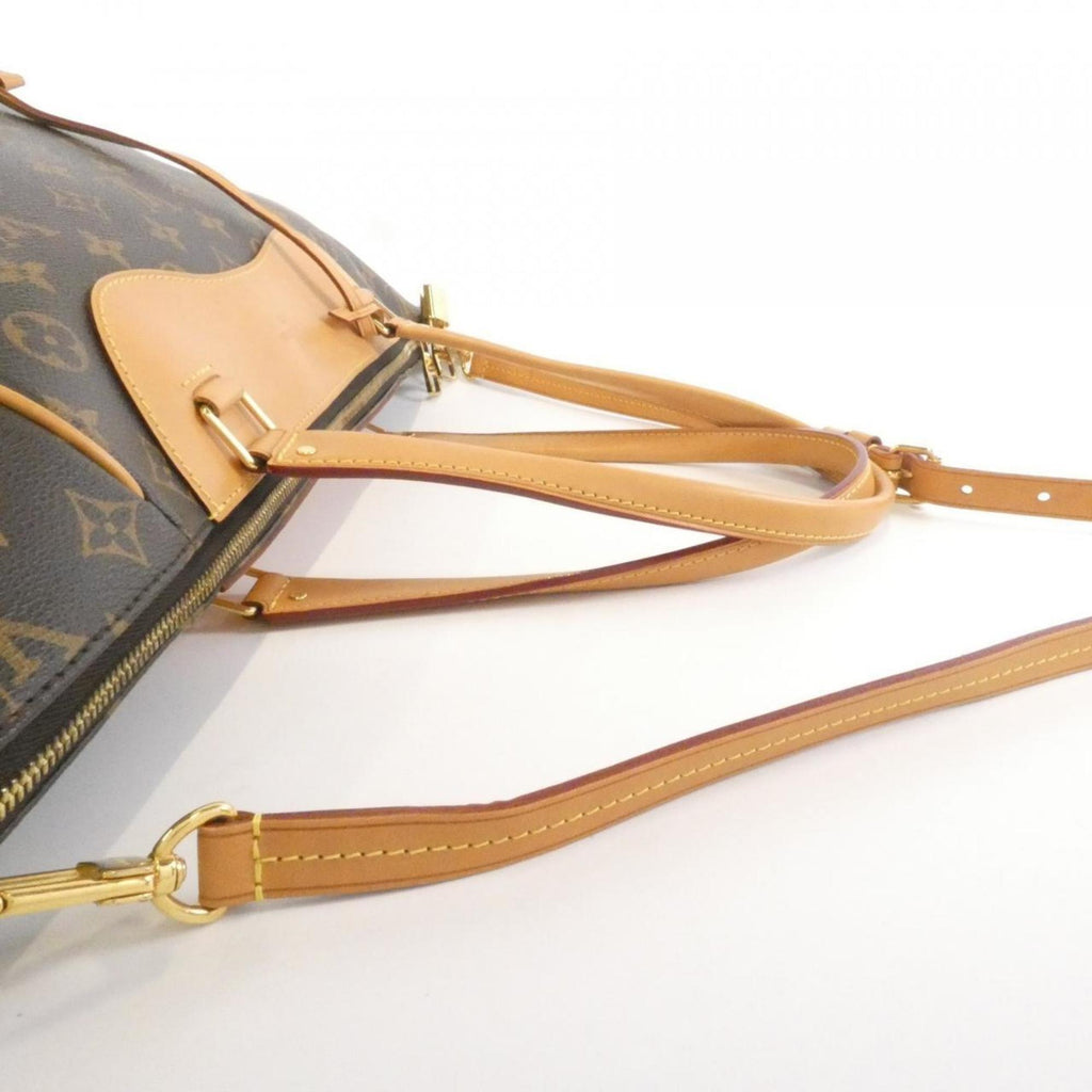 Louis Vuitton Marron Coated Canvas Handbag (Pre-Owned)