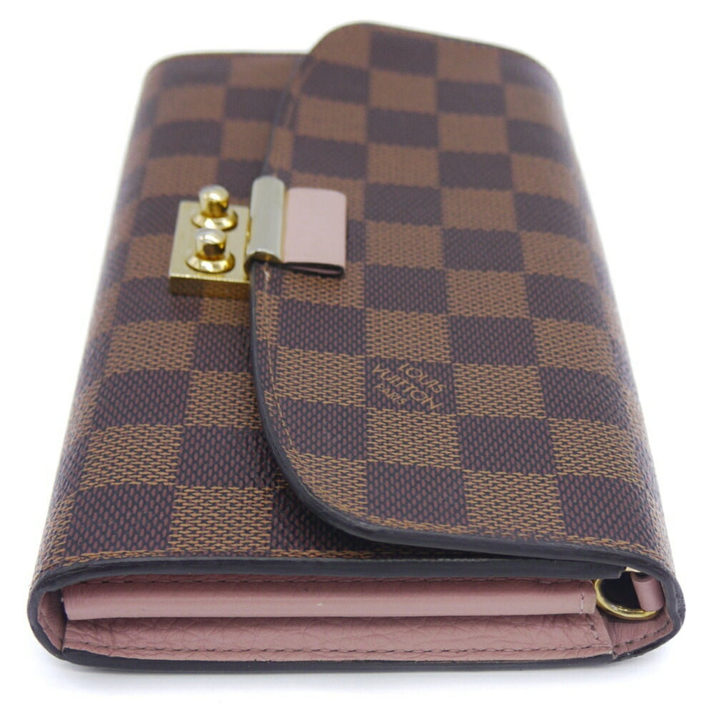 Louis Vuitton Magnolia Damier Canvas Leather Chain/Shoulder Wallet (Pre-Owned)
