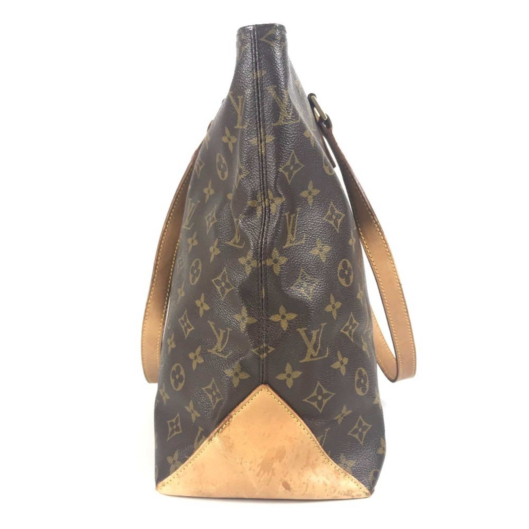 Louis Vuitton Brown Monogram Canvas Shoulder Bag Tote Bag (Pre-Owned)
