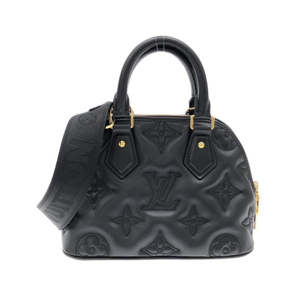Louis Vuitton Black Leather Handbag (Pre-Owned)