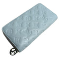 Louis Vuitton Blue Leather Long Wallet (Bi-Fold) (Pre-Owned)