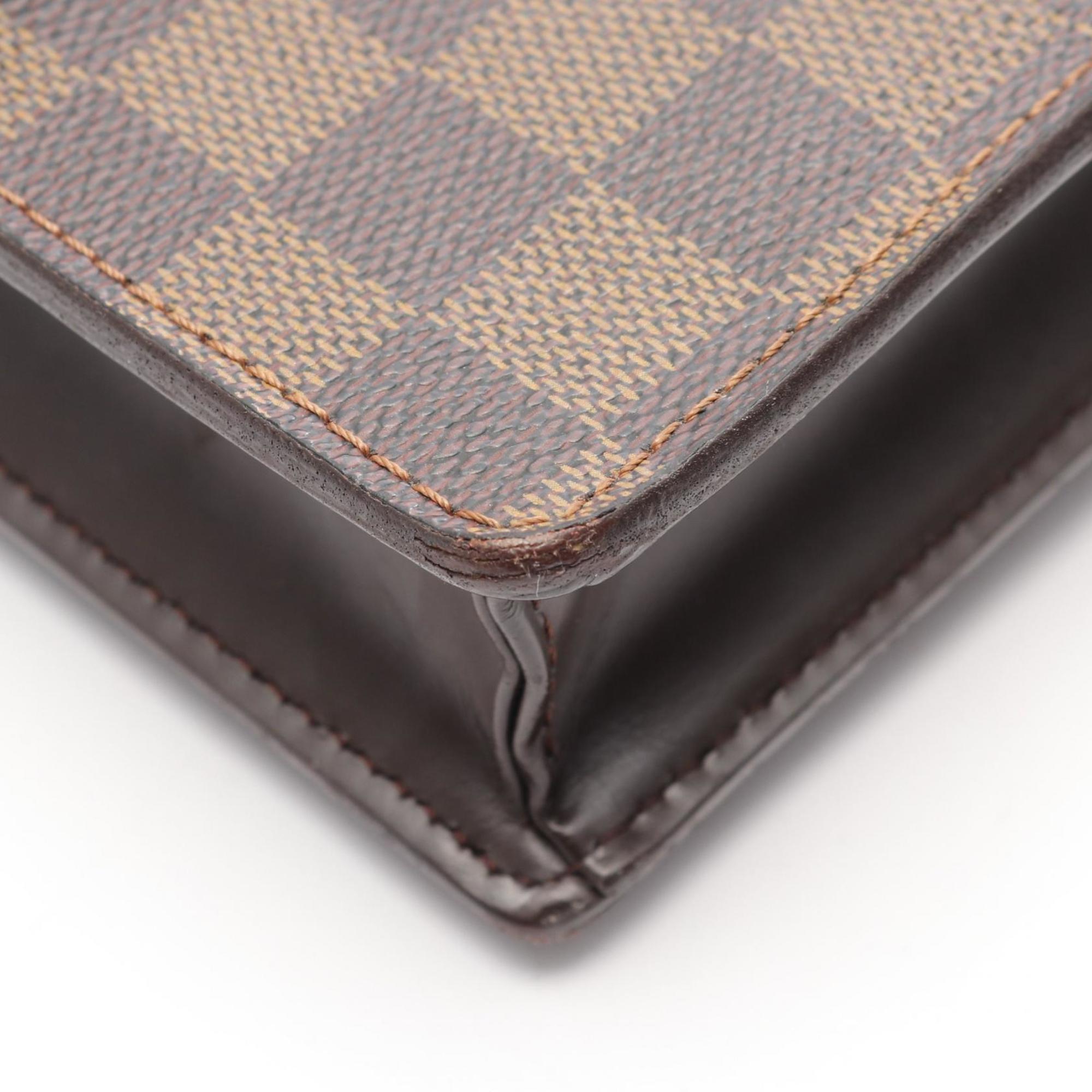 Louis Vuitton Brown Coated Canvas Shoulder Bag (Pre-Owned)