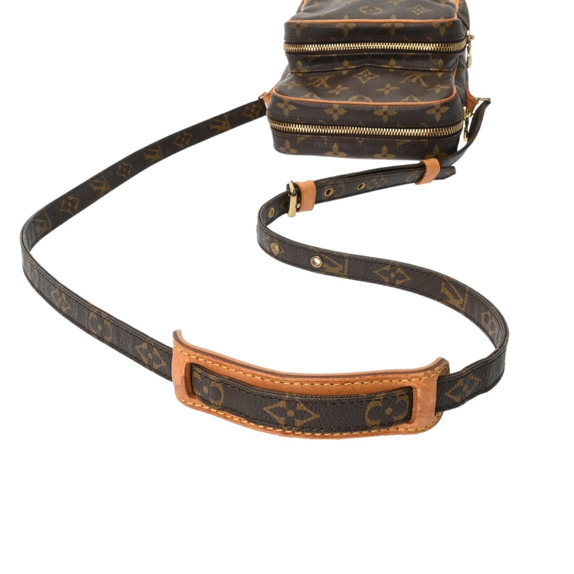 Louis Vuitton Brown Monogram Canvas Shoulder Bag (Pre-Owned)