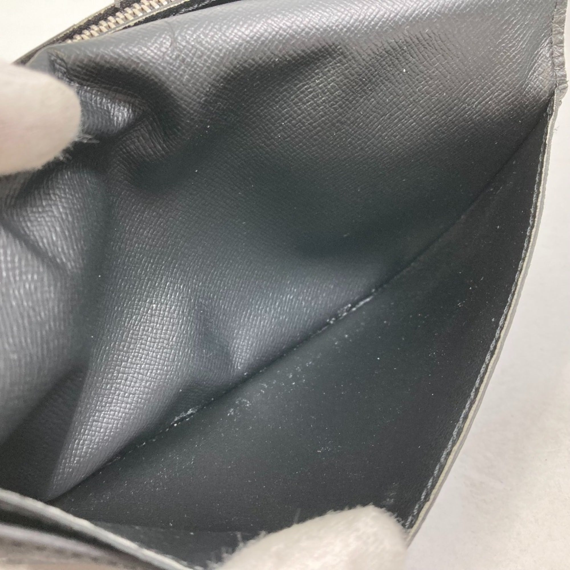 Louis Vuitton Damier Graphite Black Damier Canvas Long Wallet (Bi-Fold) (Pre-Owned)