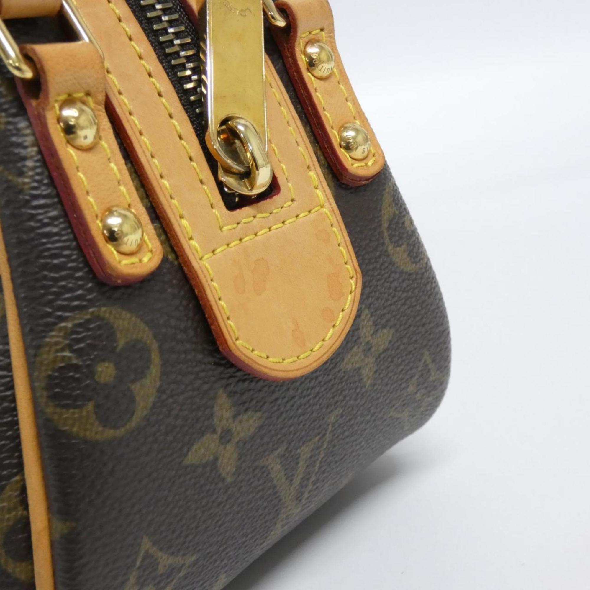 Louis Vuitton Marron Coated Canvas Shoulder Bag (Pre-Owned)