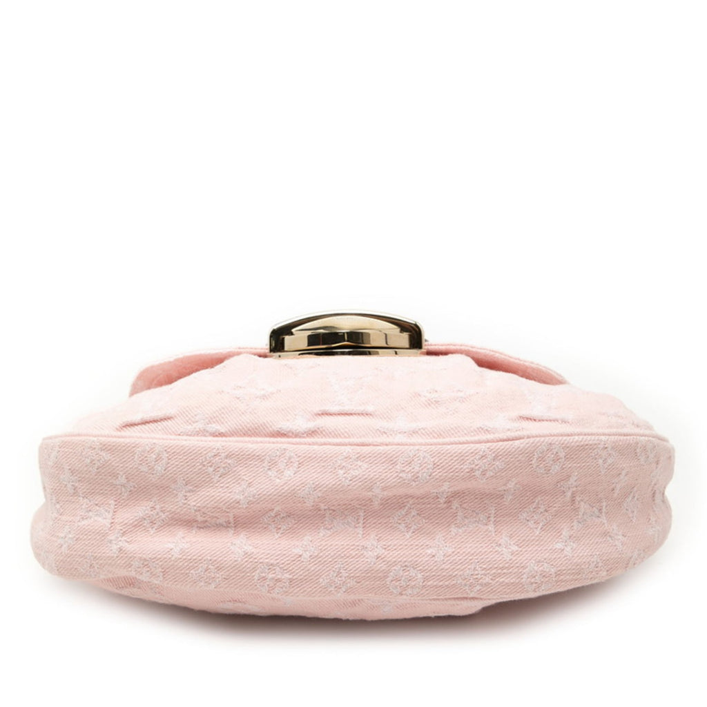 Louis Vuitton Pink Denim Shoulder Bag (Pre-Owned)