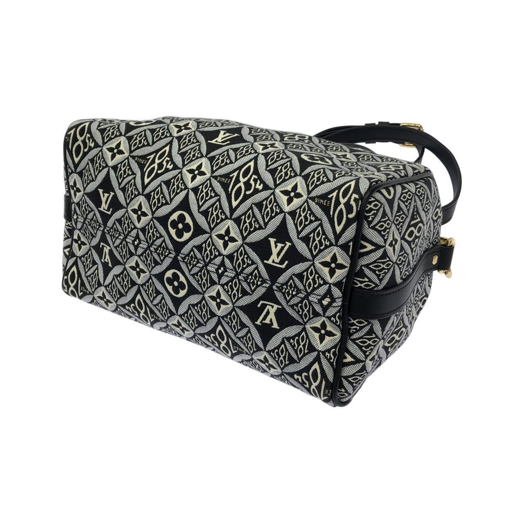 Louis Vuitton Black Jacquard Boston Bag (Pre-Owned)