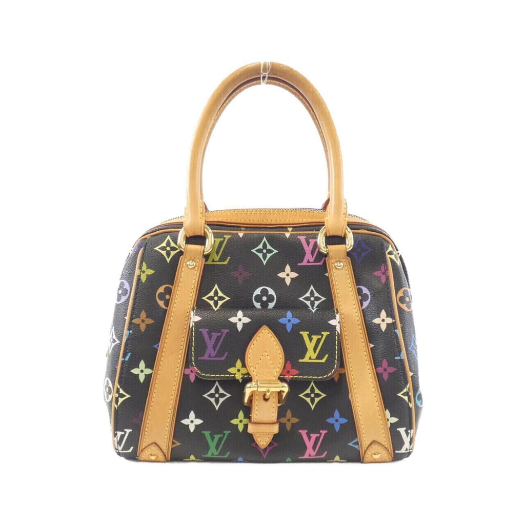 Louis Vuitton Black Multi-Color Coated Canvas Handbag (Pre-Owned)