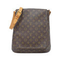 Louis Vuitton Marron Coated Canvas Shoulder Bag (Pre-Owned)