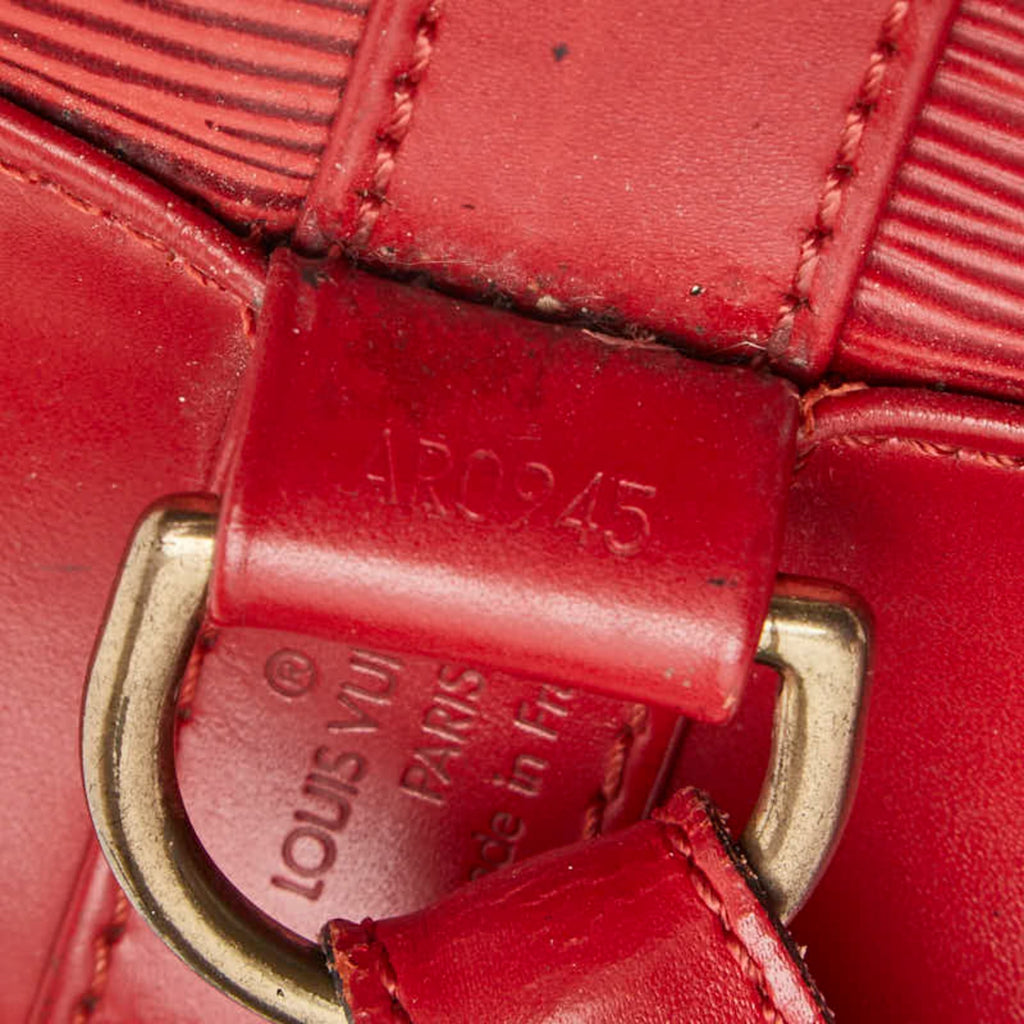 Louis Vuitton Castilian Red Epi Leather Shoulder Bag (Pre-Owned)