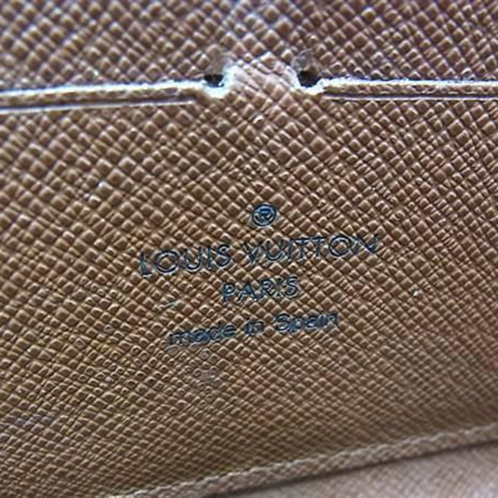 Louis Vuitton Brown Pvc Leather Long Wallet (Bi-Fold) (Pre-Owned)