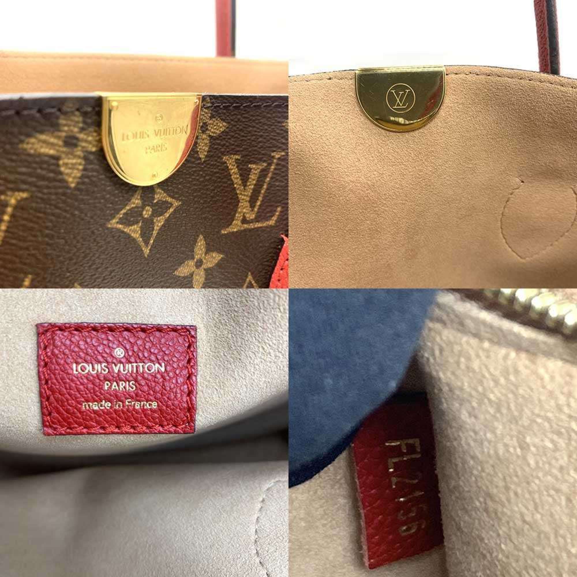 Louis Vuitton Monogram Cerise Red Color Monogram Tote Bag (Pre-Owned)