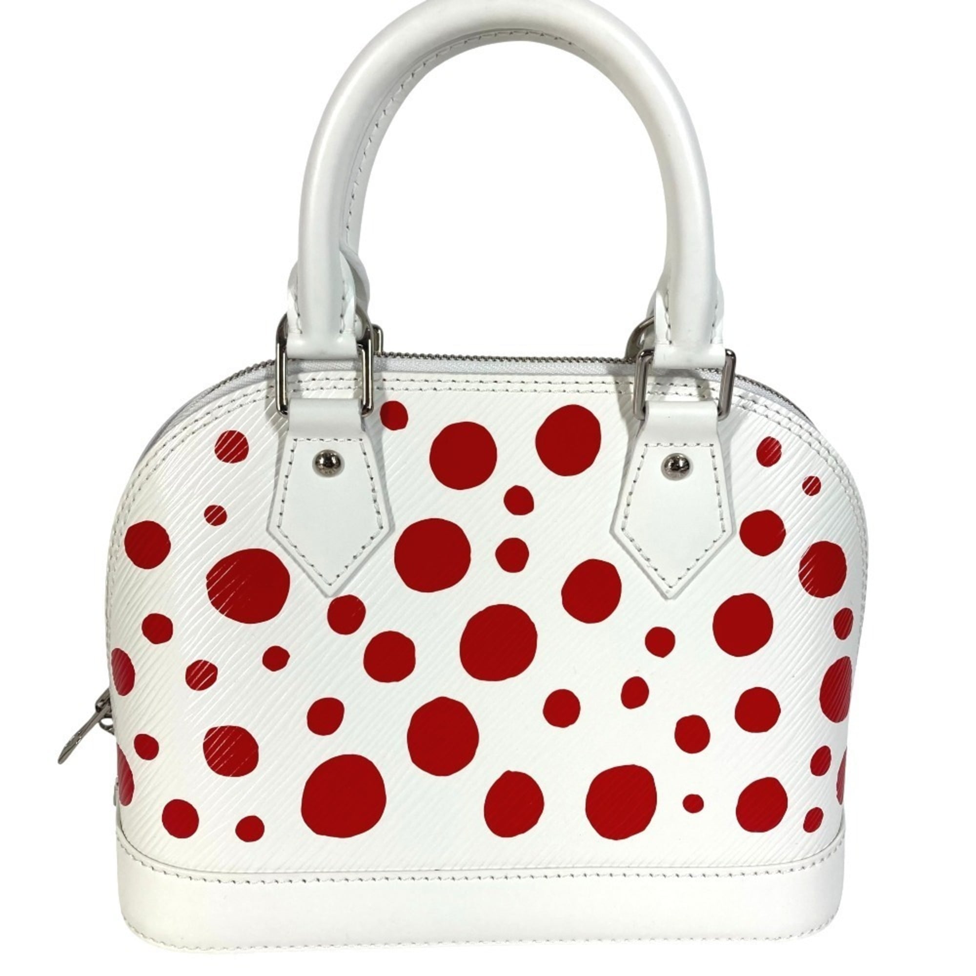 Louis Vuitton Yayoi Kusama Red Color White Epi Leather Handbag Shoulder Bag (Pre-Owned)