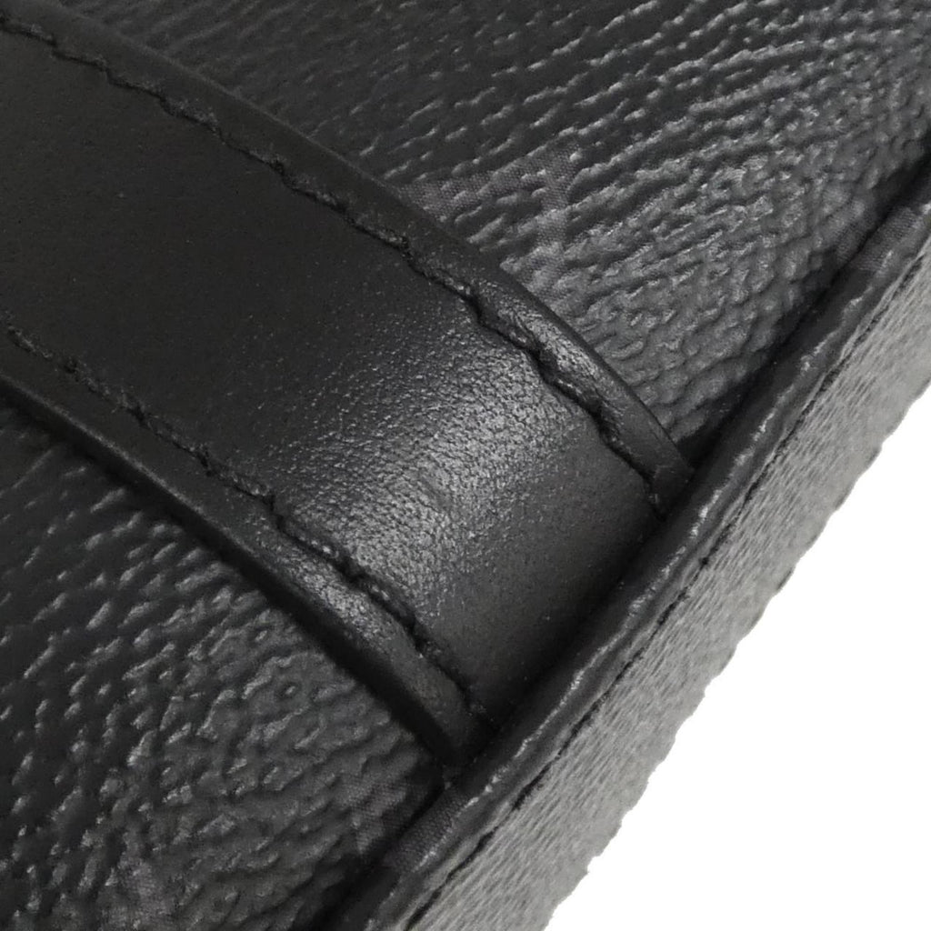 Louis Vuitton Black Coated Canvas Handbag (Pre-Owned)