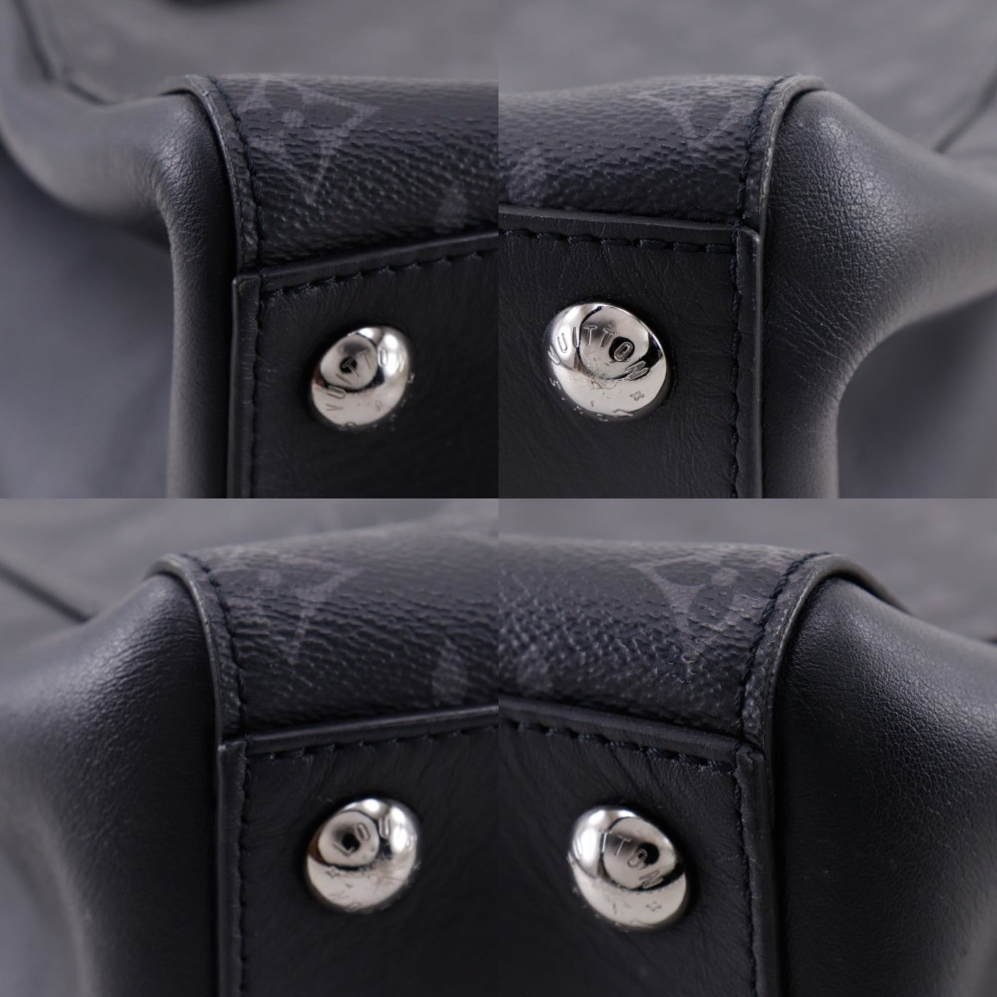 Louis Vuitton Black Monogram Eclipse Handbag (Pre-Owned)