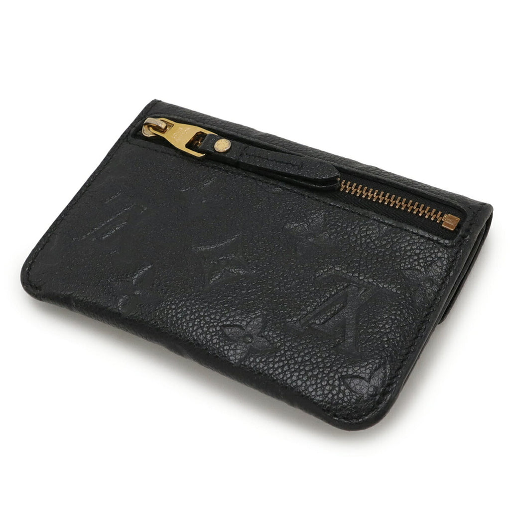 Louis Vuitton Monogram Empreinte Black Noir Monogram Empreinte Coin Purse/Coin Case (Pre-Owned)