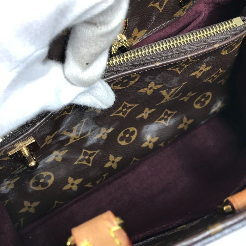 Louis Vuitton Brown Monogram Monogram Handbag Shoulder Bag Tote Bag (Pre-Owned)
