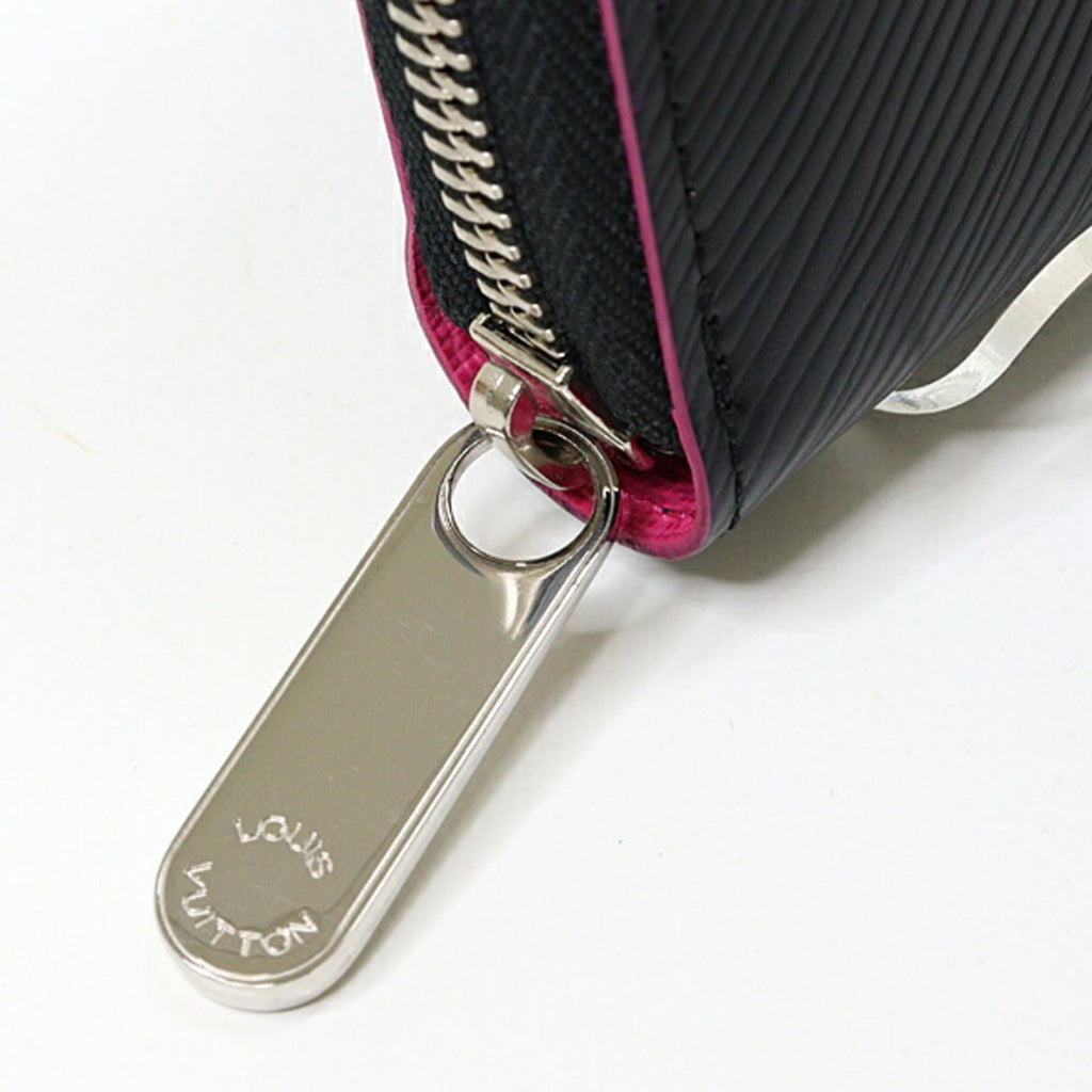 Louis Vuitton Epi Black Pink Epi Leather Long Wallet (Bi-Fold) (Pre-Owned)