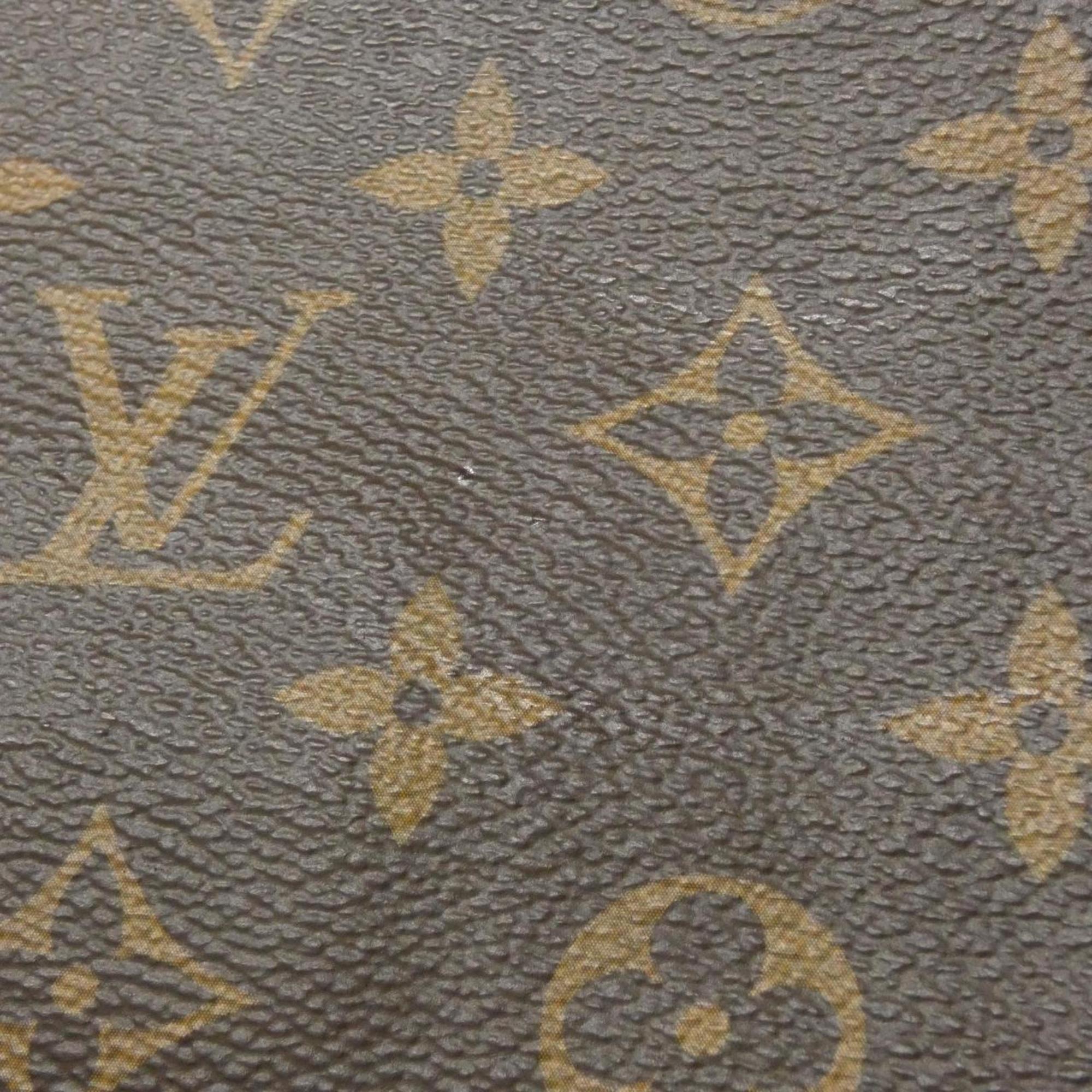 Louis Vuitton Black Marron Coated Canvas Shoulder Bag (Pre-Owned)