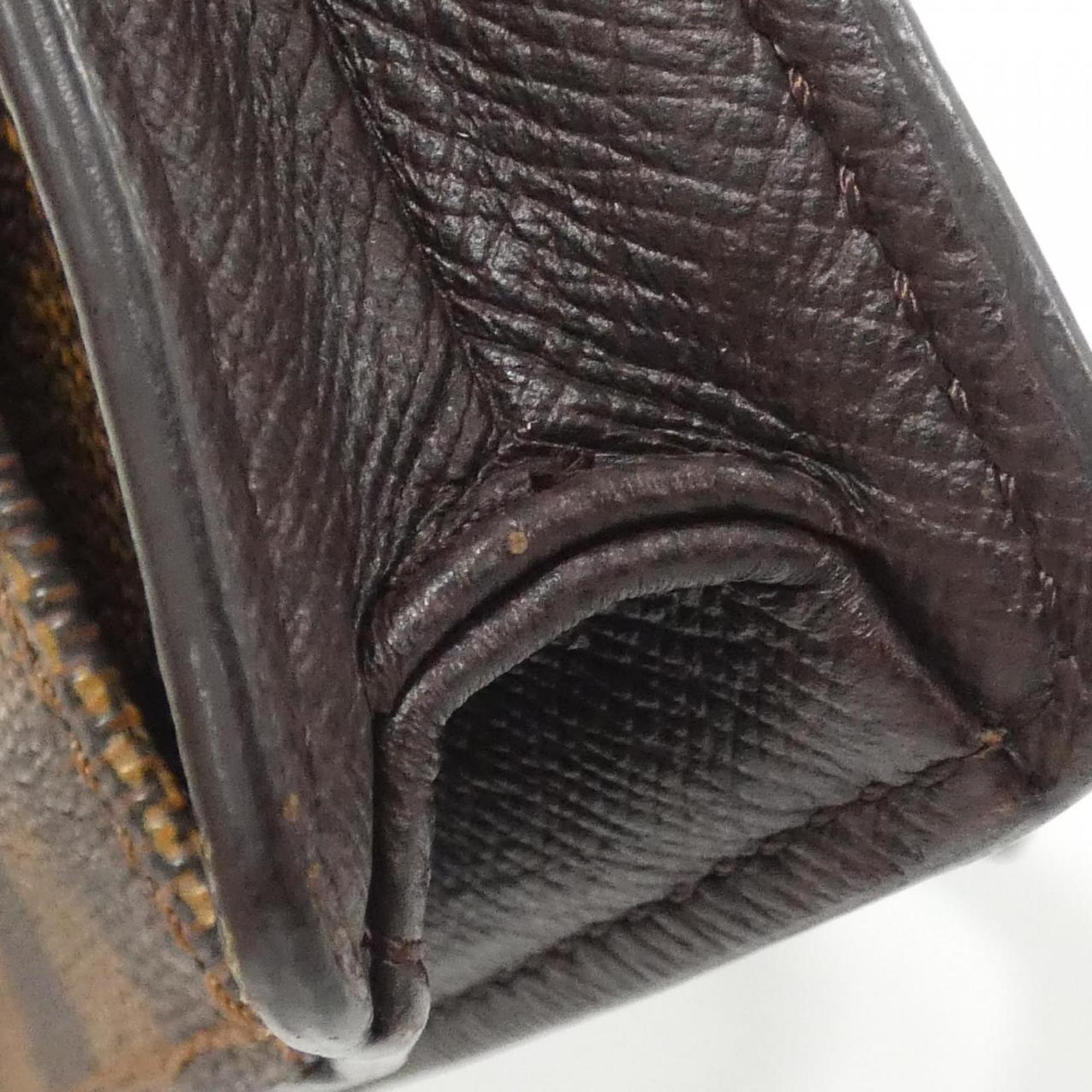 Louis Vuitton Ebene Coated Canvas Shoulder Bag (Pre-Owned)