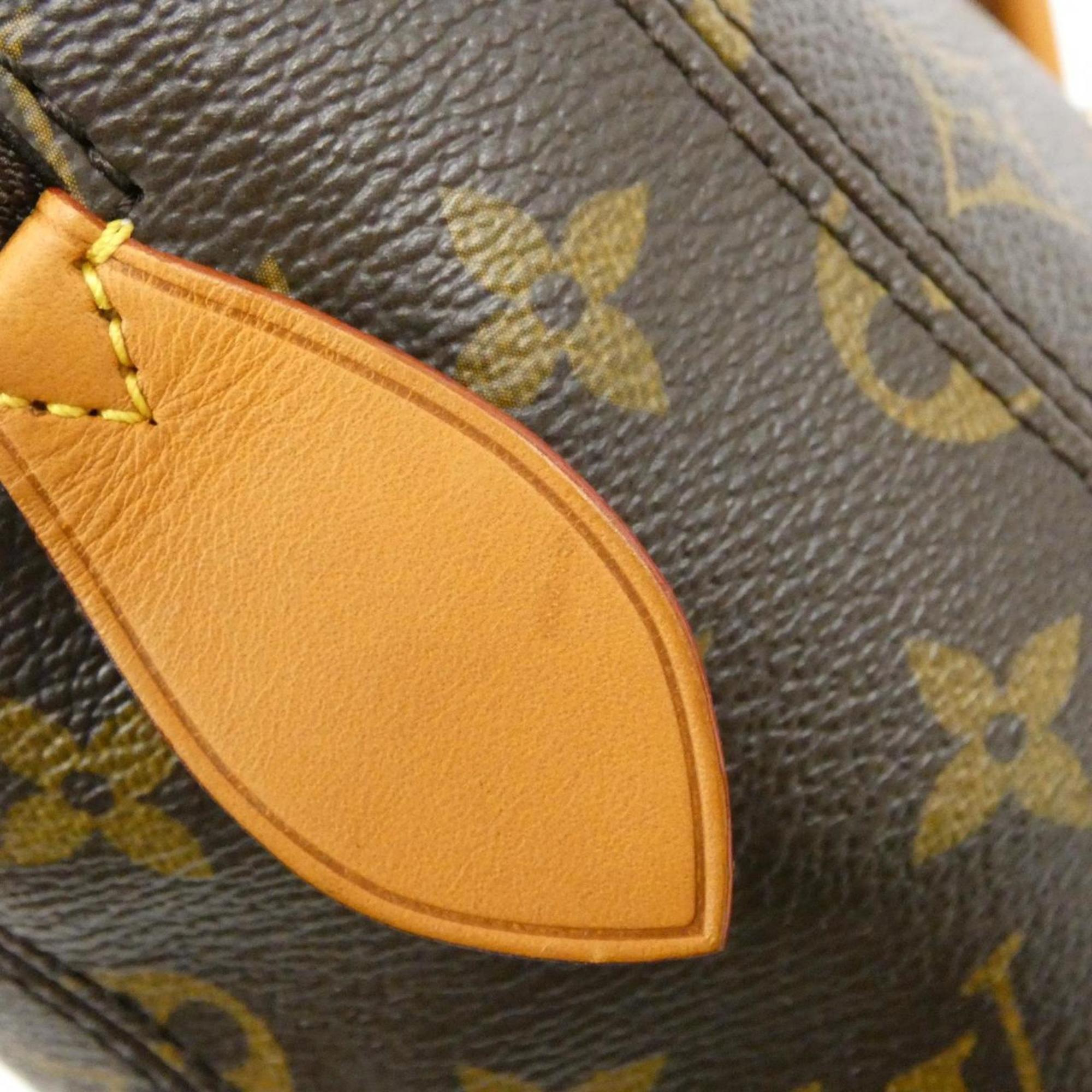 Louis Vuitton Monogram Marron Coated Canvas Handbag Shoulder Bag (Pre-Owned)