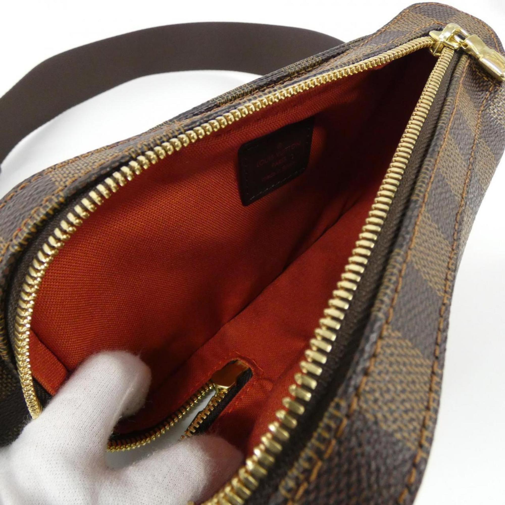 Louis Vuitton Ebene Coated Canvas Shoulder Bag (Pre-Owned)
