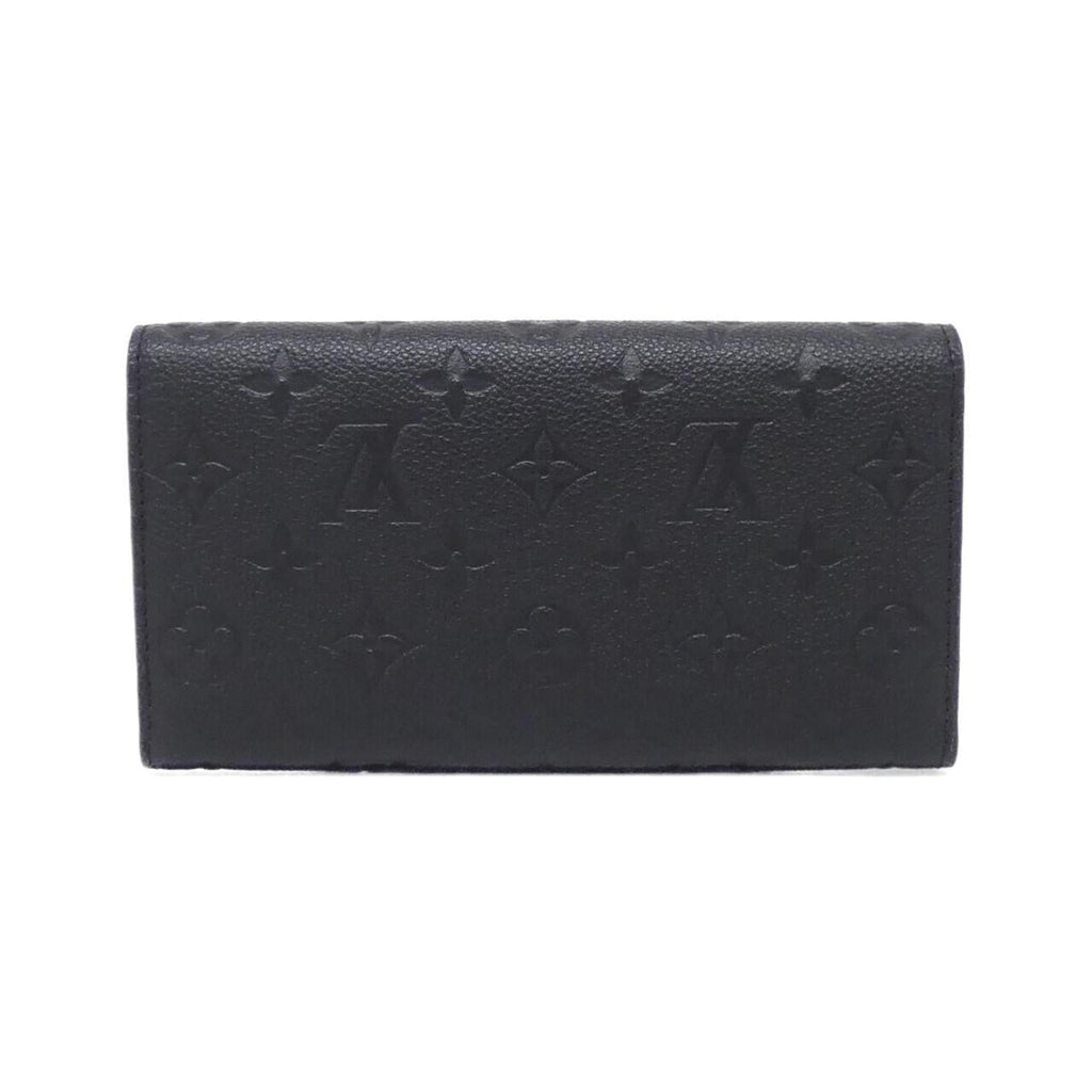Louis Vuitton Black Monogram Empreinte Long Wallet (Bi-Fold) (Pre-Owned)