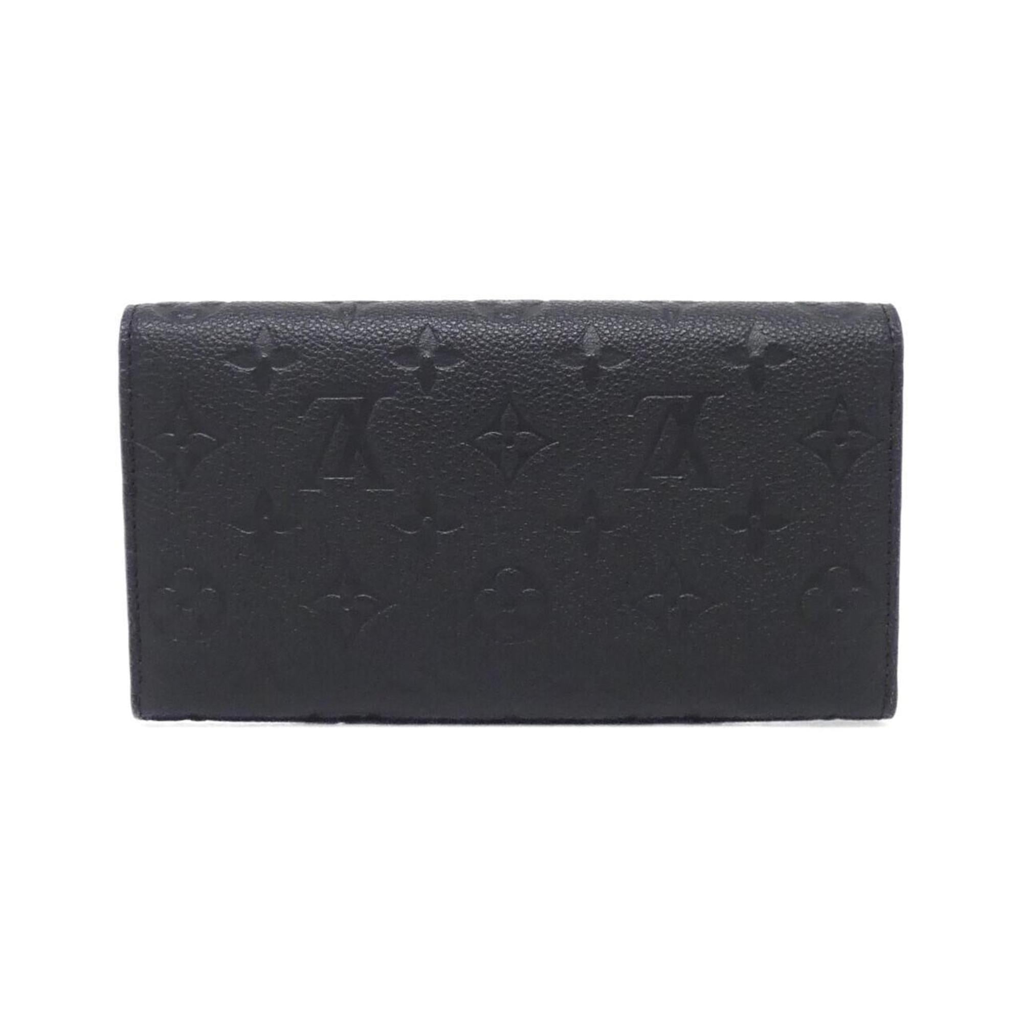 Louis Vuitton Black Monogram Empreinte Long Wallet (Bi-Fold) (Pre-Owned)